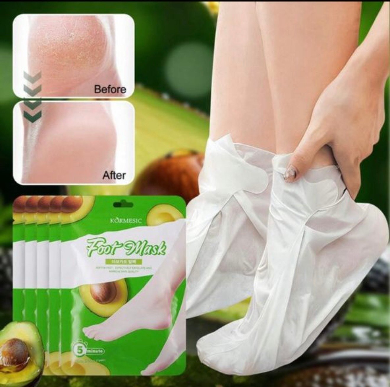 ماسك للأقدام بالافوكادو🥑