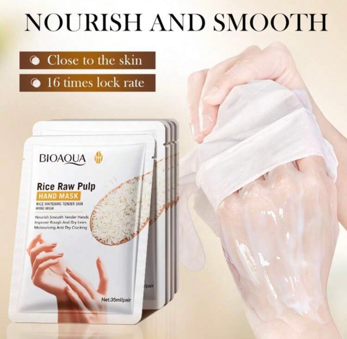 ماسك الأيدين بالأرز🍚