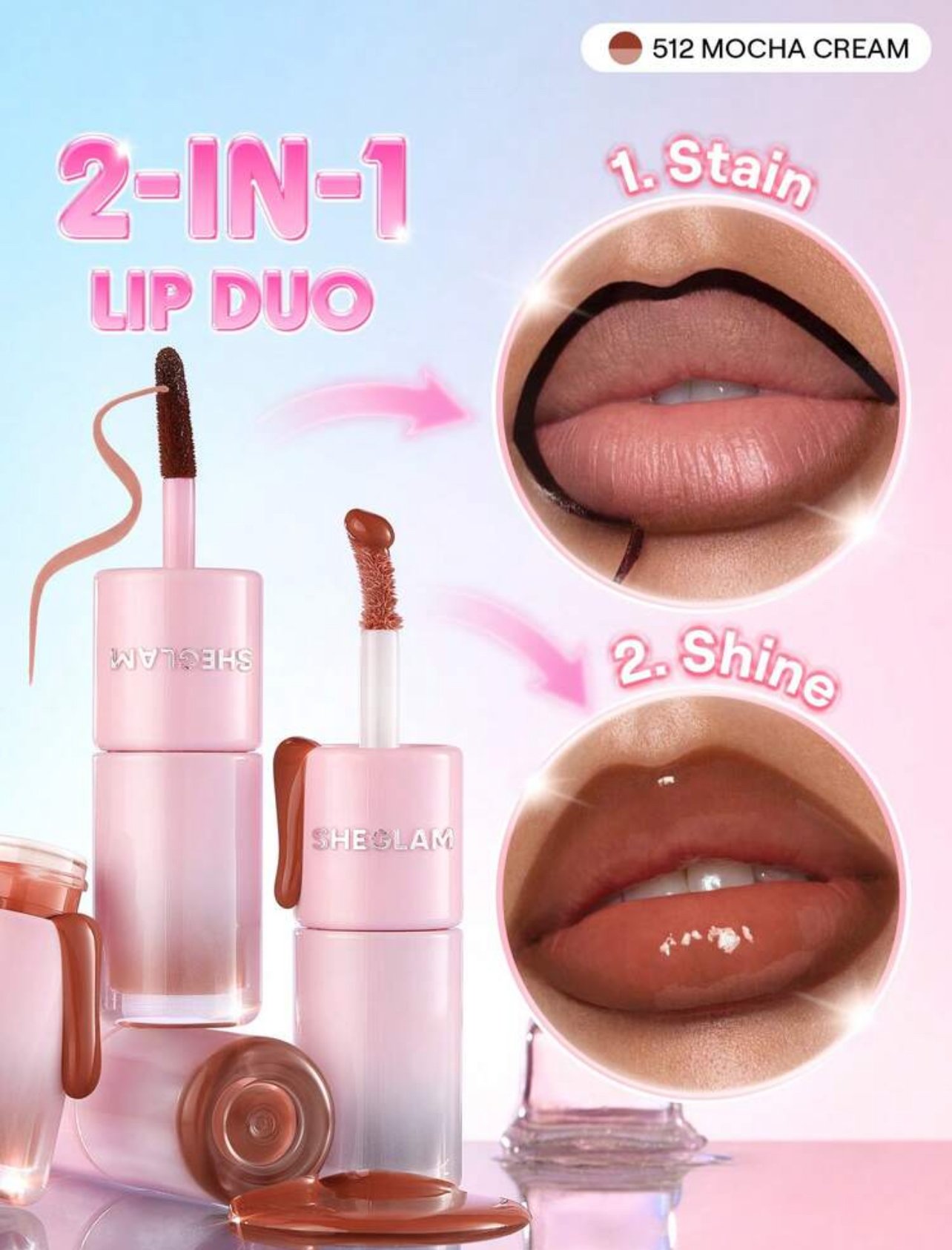 2ب1 ليب ستان وغلوس👄